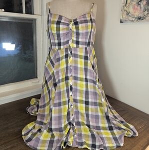 Torrid Multicolor Plaid Dress